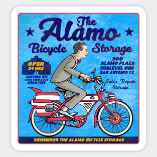 Alamo Bicycle Storage Sticker